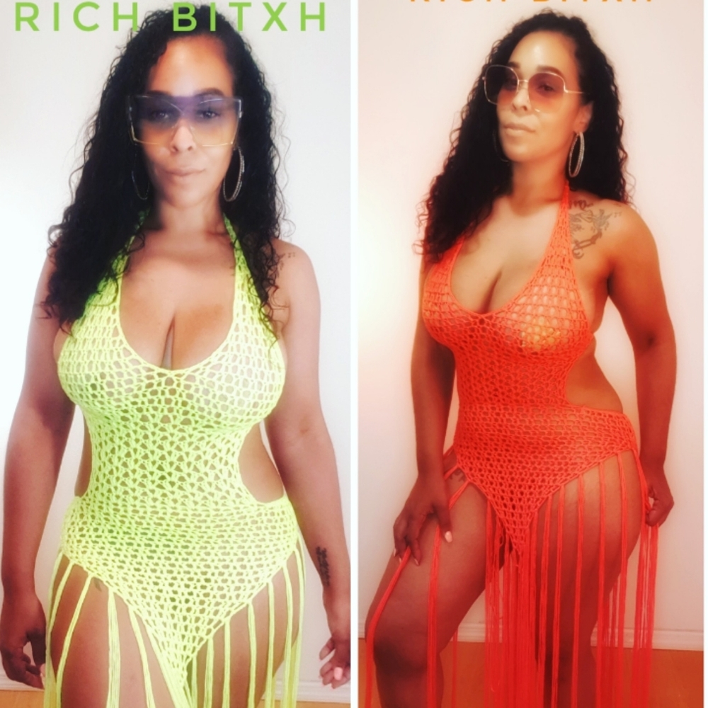Crochet swimsuit cover up